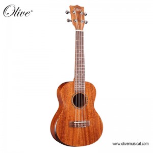 SATIN FINISH ALL SOLID MAHOGANY UKULELE TENOR CONCERT | OLIVE