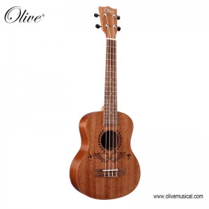 SATIN SAPELE CONCERT SOPRANO TENOR BARITONE GUITARLELE | OLIVE