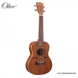 SATIN SAPELE MAHOGANY CONCERT SOPRANO TENOR | OLIVE