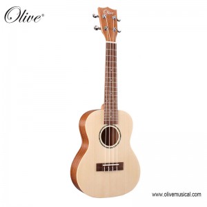 SOLID SPRUCE SAPELE CONCERT UKULELE | OLIVE