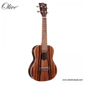 grains Striped ebony concert  strings ukulele music | OLIVE